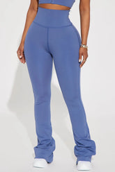 Break A Sweat Active Yoga Pant - Slate Blue Fashion Nova